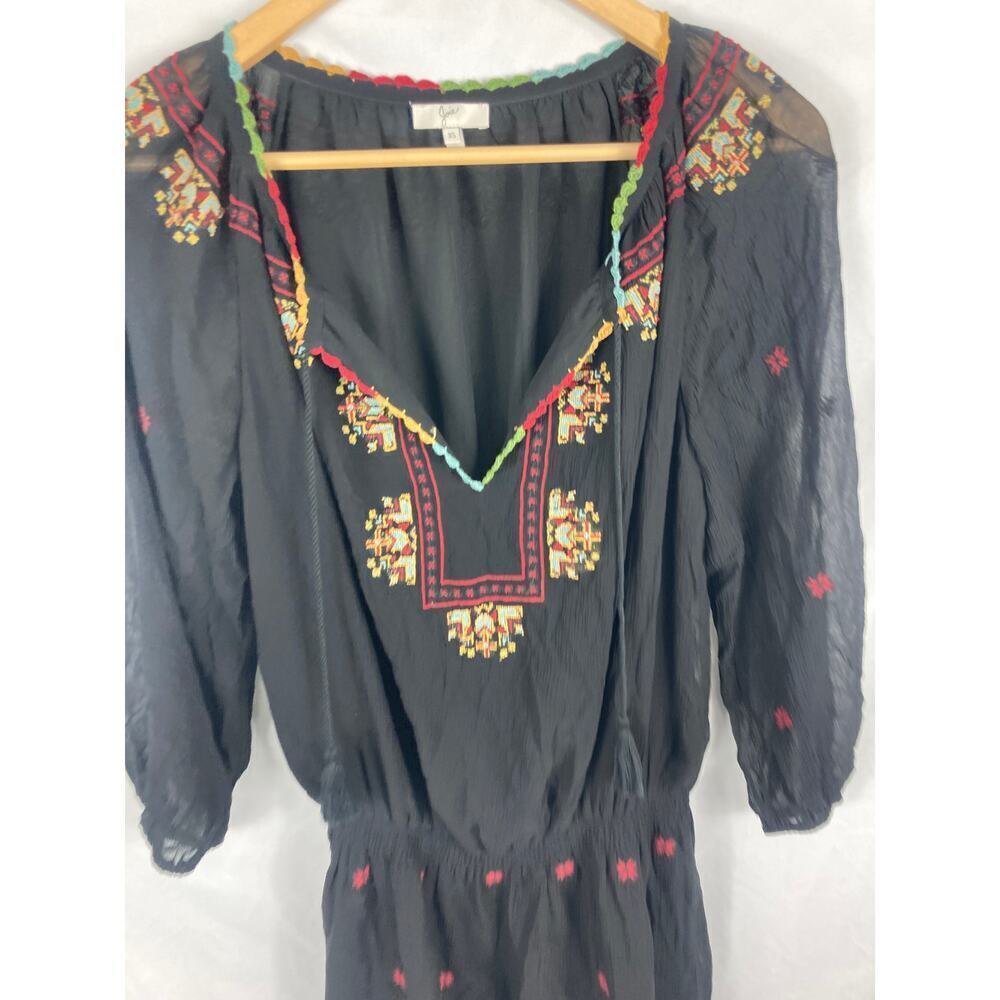 Joie Germoine Embroidered Silk Dress Size XS - Picture 3 of 6